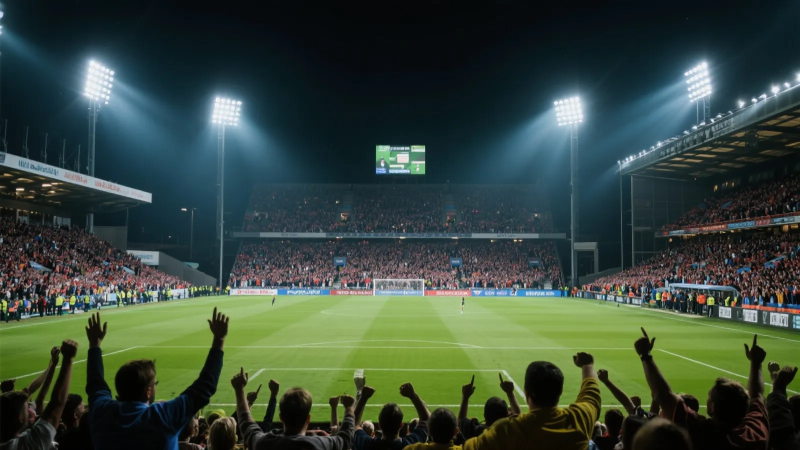 体育现场氛围图